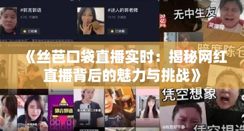 《丝芭口袋直播实时：揭秘网红直播背后的魅力与挑战》
