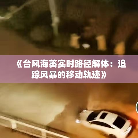 《台风海葵实时路径解体：追踪风暴的移动轨迹》