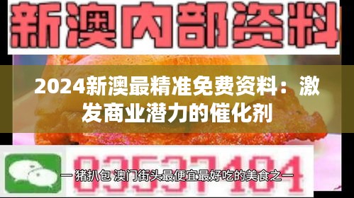 2024新澳最精准免费资料：激发商业潜力的催化剂