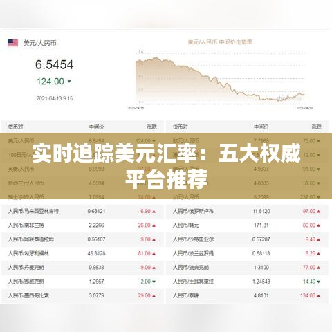 实时追踪美元汇率：五大权威平台推荐