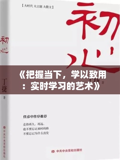 《把握当下，学以致用：实时学习的艺术》
