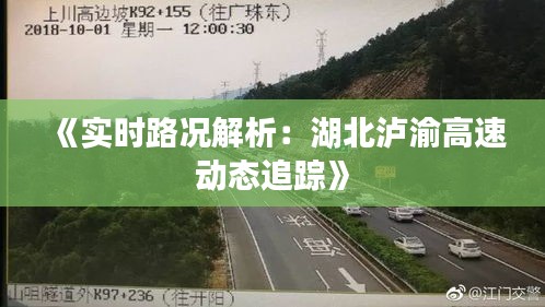 《实时路况解析：湖北泸渝高速动态追踪》