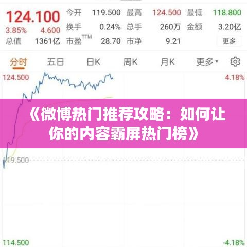 《微博热门推荐攻略：如何让你的内容霸屏热门榜》