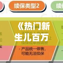 《热门新生儿百万医疗险：全方位守护宝宝健康，家长必备攻略》