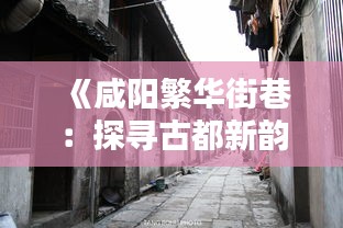 《咸阳繁华街巷：探寻古都新韵律》