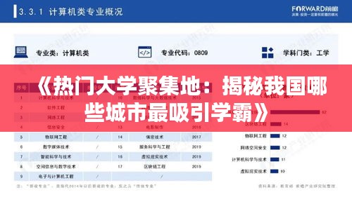 《热门大学聚集地：揭秘我国哪些城市最吸引学霸》