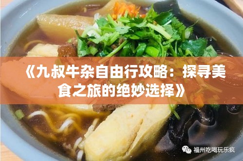 《九叔牛杂自由行攻略：探寻美食之旅的绝妙选择》