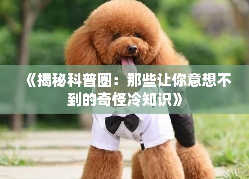 《揭秘科普圈：那些让你意想不到的奇怪冷知识》