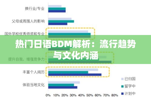热门日语BDM解析：流行趋势与文化内涵