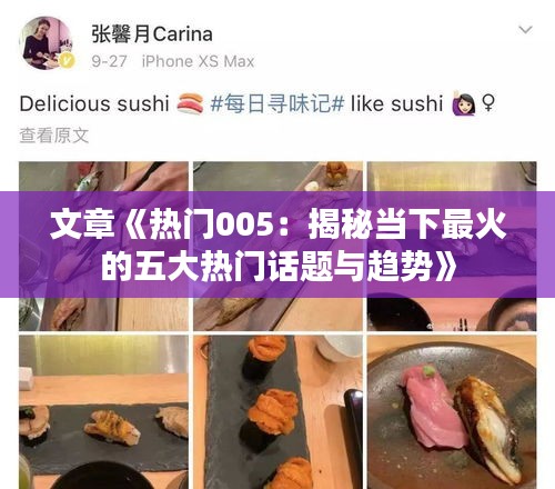 文章《热门005：揭秘当下最火的五大热门话题与趋势》