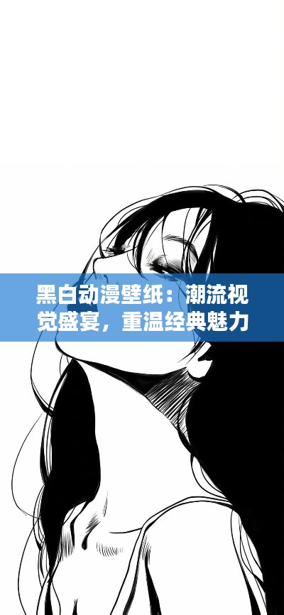 黑白动漫壁纸：潮流视觉盛宴，重温经典魅力