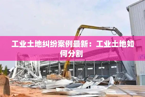 工业土地纠纷案例最新：工业土地如何分割 