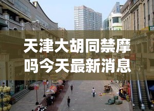 天津大胡同禁摩吗今天最新消息：天津大胡同还开吗 
