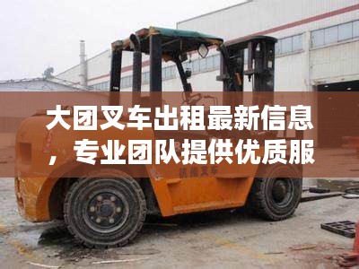 大团叉车出租最新信息，专业团队提供优质服务