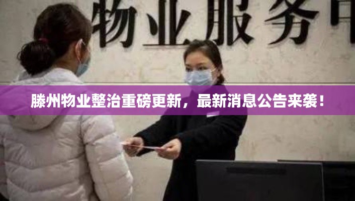 滕州物业整治重磅更新，最新消息公告来袭！