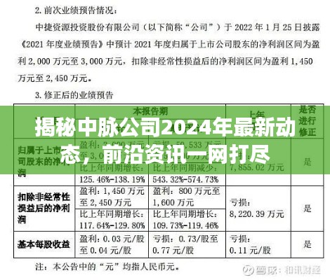 揭秘中脉公司2024年最新动态，前沿资讯一网打尽