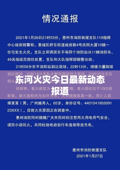 东河火灾今日最新动态报道