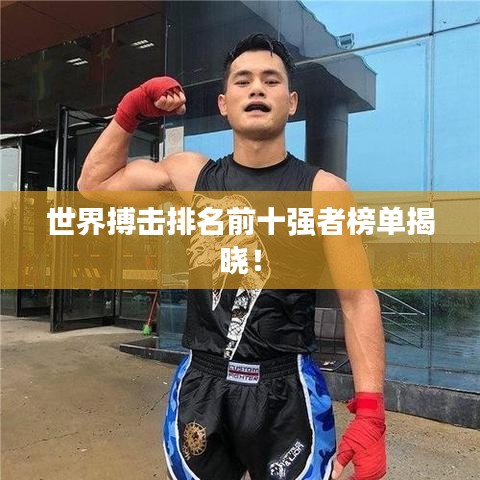 世界搏击排名前十强者榜单揭晓！