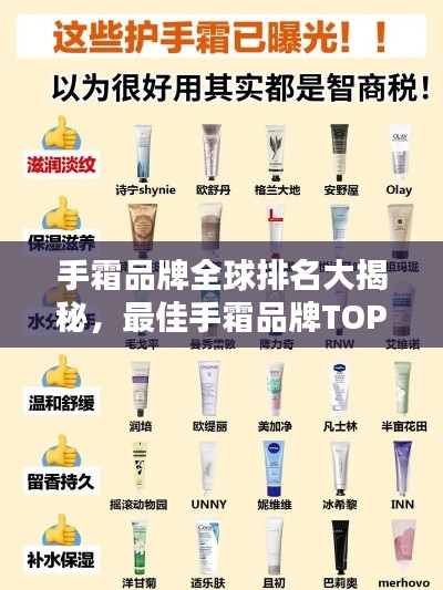 手霜品牌全球排名大揭秘，最佳手霜品牌TOP推荐