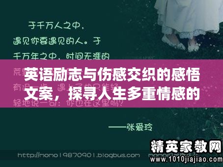 英语励志与伤感交织的感悟文案，探寻人生多重情感的真谛
