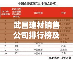 武昌建材销售公司排行榜及市场影响力解析