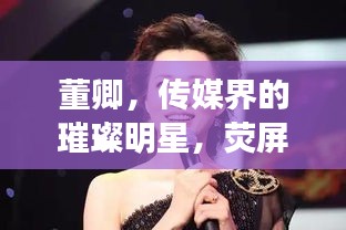 董卿，传媒界的璀璨明星，荧屏新闻引领风潮