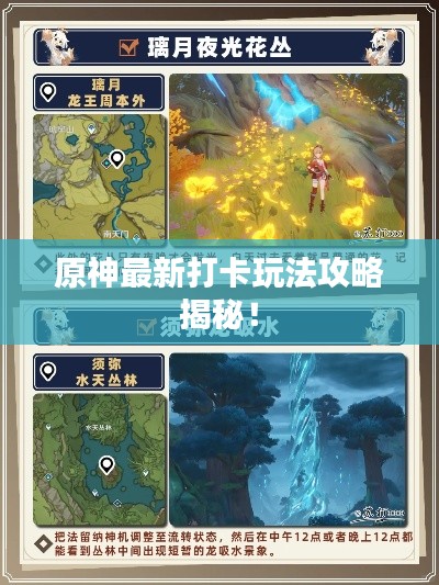 原神最新打卡玩法攻略揭秘！