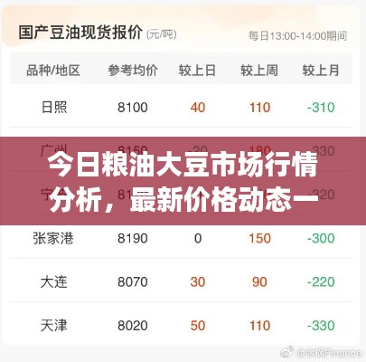 今日粮油大豆市场行情分析，最新价格动态一网打尽！