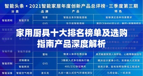 家用厨具十大排名榜单及选购指南产品深度解析