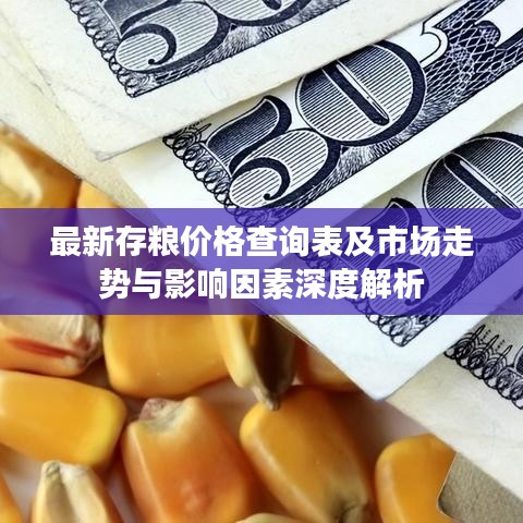 最新存粮价格查询表及市场走势与影响因素深度解析