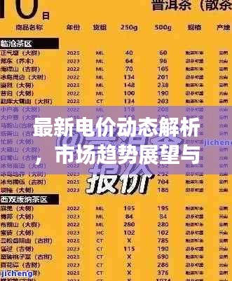 最新电价动态解析，市场趋势展望与未来走向预测