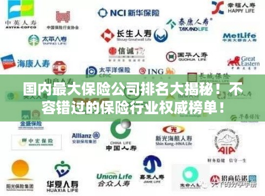 国内最大保险公司排名大揭秘！不容错过的保险行业权威榜单！
