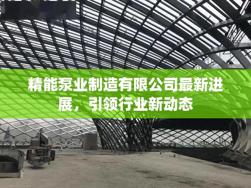 精能泵业制造有限公司最新进展，引领行业新动态
