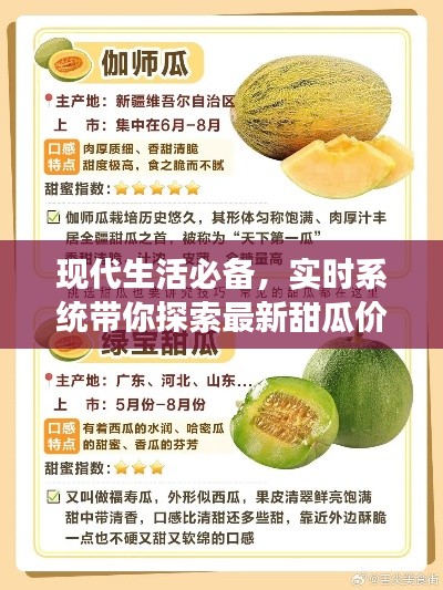 现代生活必备，实时系统带你探索最新甜瓜价格同步之旅