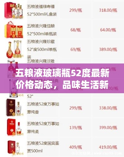 五粮液玻璃瓶52度最新价格动态,品味生活新资讯