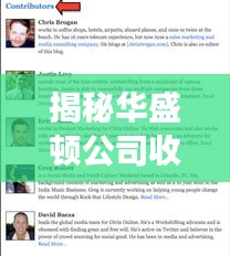 揭秘华盛顿公司收入排名,顶尖企业的成功之道!