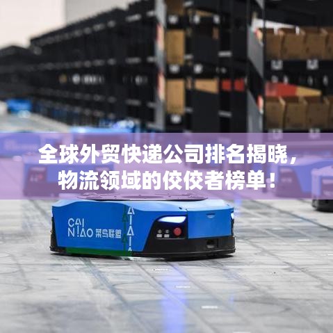 全球外贸快递公司排名揭晓,物流领域的佼佼者榜单!
