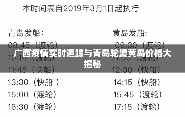 广西疫情实时追踪与青岛轮渡黄岛价格大揭秘
