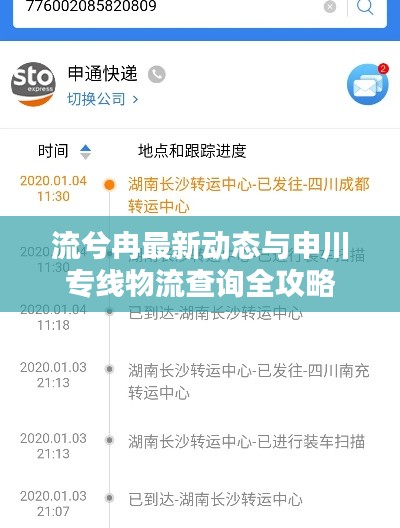 流兮冉最新动态与申川专线物流查询全攻略