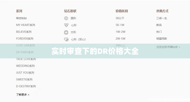 实时审查下的DR价格大全