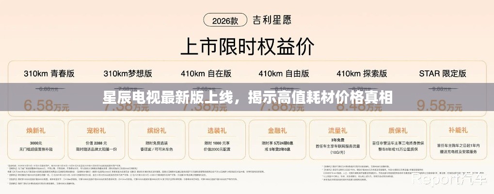 星辰电视最新版上线,揭示高值耗材价格真相