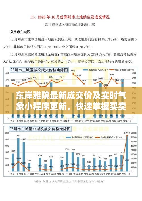 东岸雅院最新成交价及实时气象小程序更新，快速掌握买卖信息与天气动态！