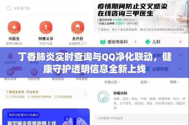 丁香肺炎实时查询与QQ净化联动,健康守护透明信息全新上线