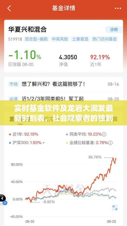 实时基金软件及龙岩大润发最新时刻表,社会观察者的独到见解