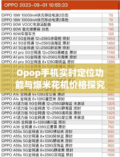 Opop手机实时定位功能与爆米花机价格探究
