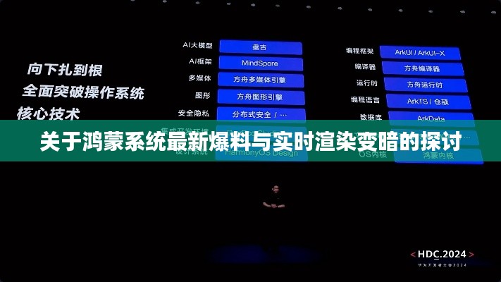 关于鸿蒙系统最新爆料与实时渲染变暗的探讨