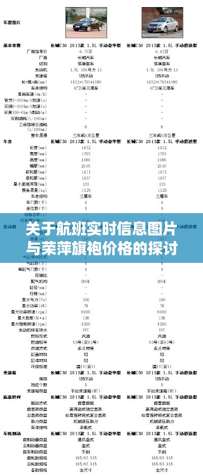 关于航班实时信息图片与荣萍旗袍价格的探讨