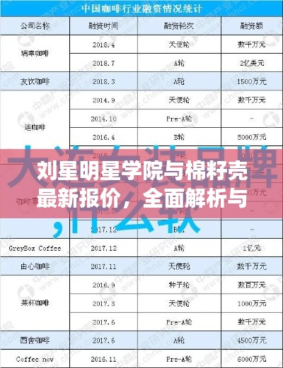 刘星明星学院与棉籽壳最新报价，全面解析与指导