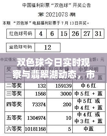 双色球今日实时观察与翡翠湖动态,市场反响热烈,未来展望引人瞩目