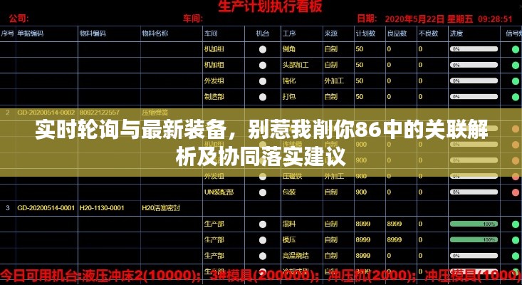 实时轮询与最新装备,别惹我削你86中的关联解析及协同落实建议